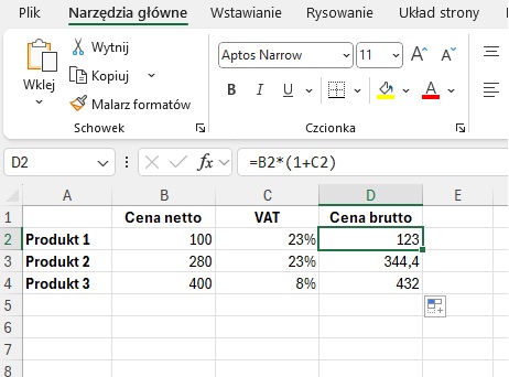 procent z danej liczby